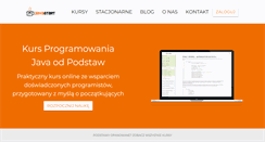 Desktop Screenshot of javastart.pl