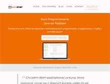 Tablet Screenshot of javastart.pl